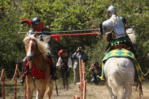 Jousting At Central Coast Renaissance Festival Jousting
