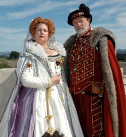 Queen With Earl of Pembroke At Central Coast Renaissance Festival