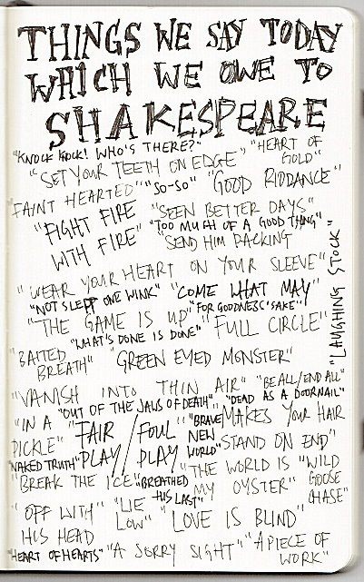 Common Sayings We Got From Shakespeare - Central Coast Renaissance Festival